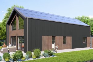 Dom prefabrykowany Sole 100 z poddaszem 2