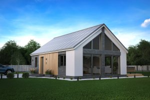 Dom prefabrykowany Sole 70 tynk 1 
