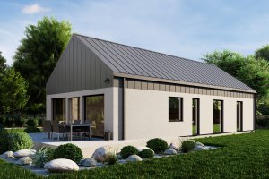 Dom prefabrykowany Sole 94 Tył 1