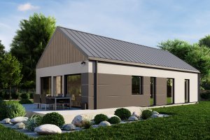 Dom prefabrykowany Sole 94 Tył 3