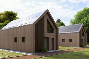 PROXI 70 dom prefabrykowany projekt wizualizacja 2